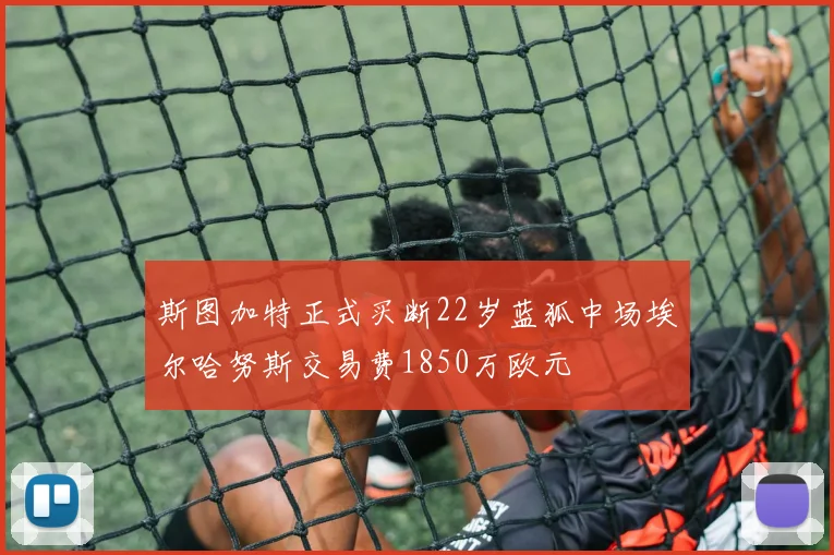 斯图加特正式买断22岁蓝狐中场埃尔哈努斯交易费1850万欧元